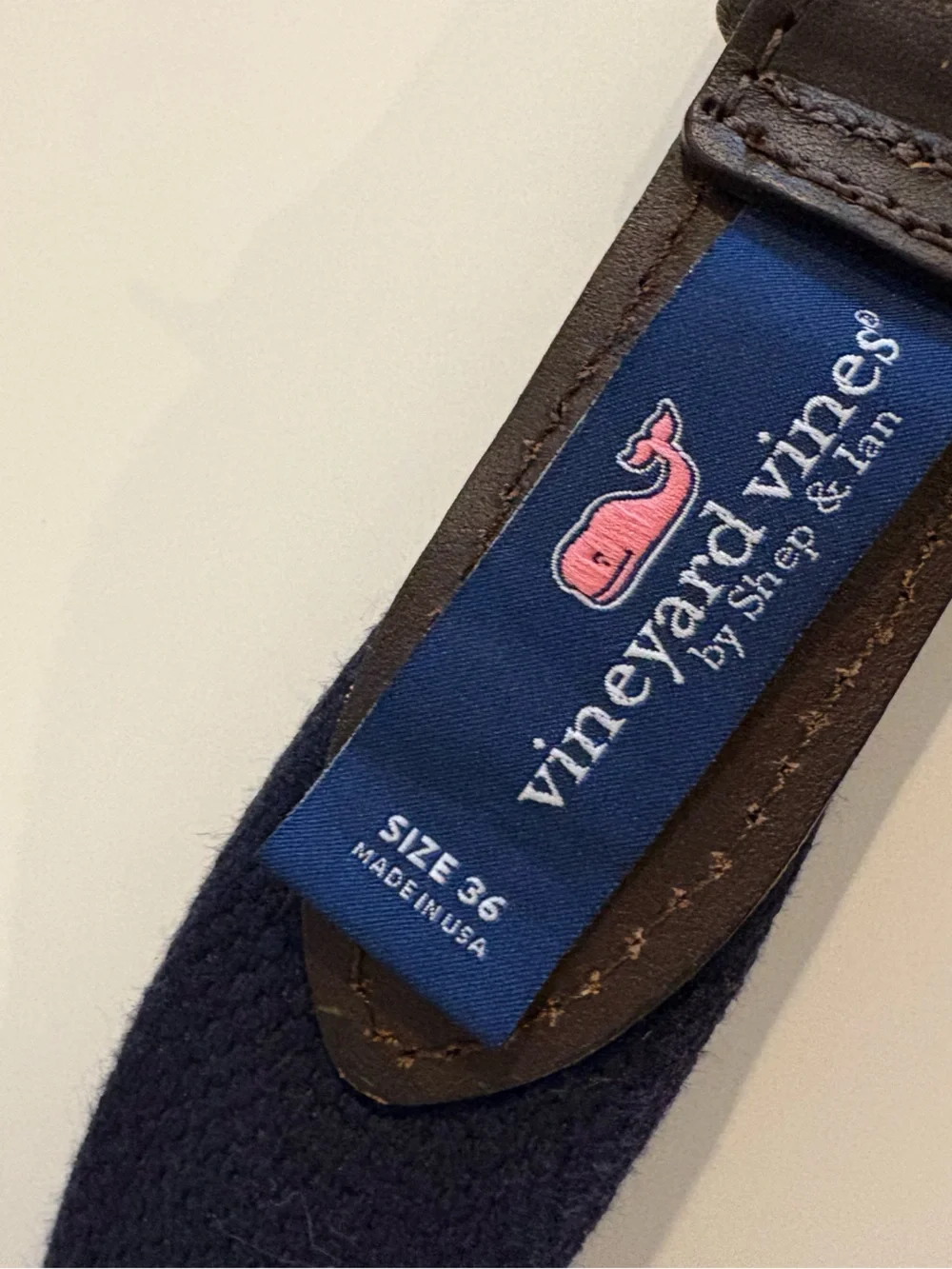 Vineyard Vines || Christmas Tree Trucks Belt Red 36